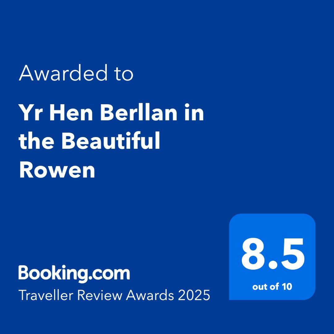 Вілла Yr Hen Berllan In The Beautiful Rowen Конві Екстер'єр фото